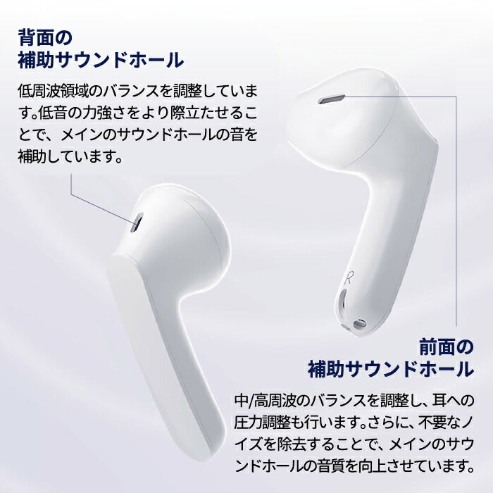 ワイヤレスイヤホン ノイズキャンセリング 【選べる特典付】 Du Smart Buds 1st Bluetooth ブルートゥース 文字起こし IPX4 防水 コンパクト ハンズフリー タッチ操作 軽量 片耳 3.7g ワイヤレス イヤホン 自動ペアリング 両耳左右分離 おしゃれ プレゼント iphone/android