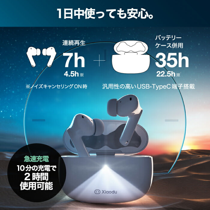 ワイヤレスイヤホン ノイズキャンセリング 【選べる特典付】 翻訳機能付き Du Smart Buds Pro Bluetooth5.2 防水 防塵 急速充電 外音取り込み機能 同時通訳 通話録音 急速充電 文字起こし 長時間バッテリー おしゃれ テレワーク 会議 講義 授業 トラベル 旅行 プレゼント