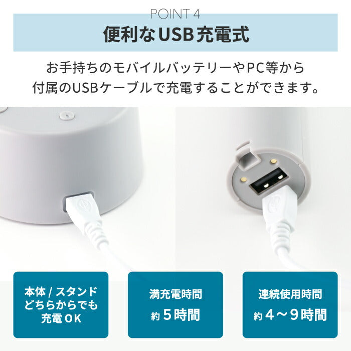 充電式 2WAY ハンディミストファン 手持ち 卓上 扇風機 ハンディファン ミスト USB ポータブルファン 小型 スタンド パワフル 涼しい 冷風扇 熱中症対策 コンパクト 寝室 デスク キッチン 霧 家電 オフィス アウトドア 花火 キャンプ スポーツ おしゃれ シンプル 携帯 新生活