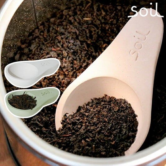 soil 珪藻土 ソイル 茶さじ 日本製 スプーン 吸水 吸湿 速乾 乾燥 乾燥材 お茶 紅茶 茶葉 コーヒー 豆 緑茶 調味料 調湿剤 吸湿剤 茶匙 天然素材 小物 台所 ドライ 乾燥剤 消臭 脱臭 食材保存 キッチン 雑貨 おしゃれ シンプル かわいい プレゼント ギフト イスルギ