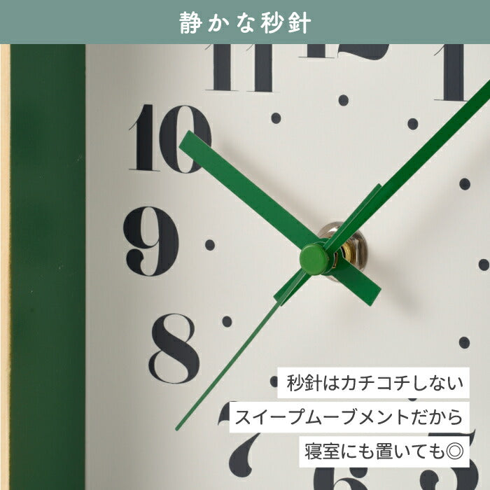 ブルーノ ウッドハウスクロック 木製 掛け時計 壁掛け時計 インテリア雑貨 おしゃれ 置掛兼用 アナログ時計 テーブルクロック ウォールクロック 小型 天然木 静音 音がしない 見やすい 連続秒針 かわいい 北欧 新生活 BRUNO