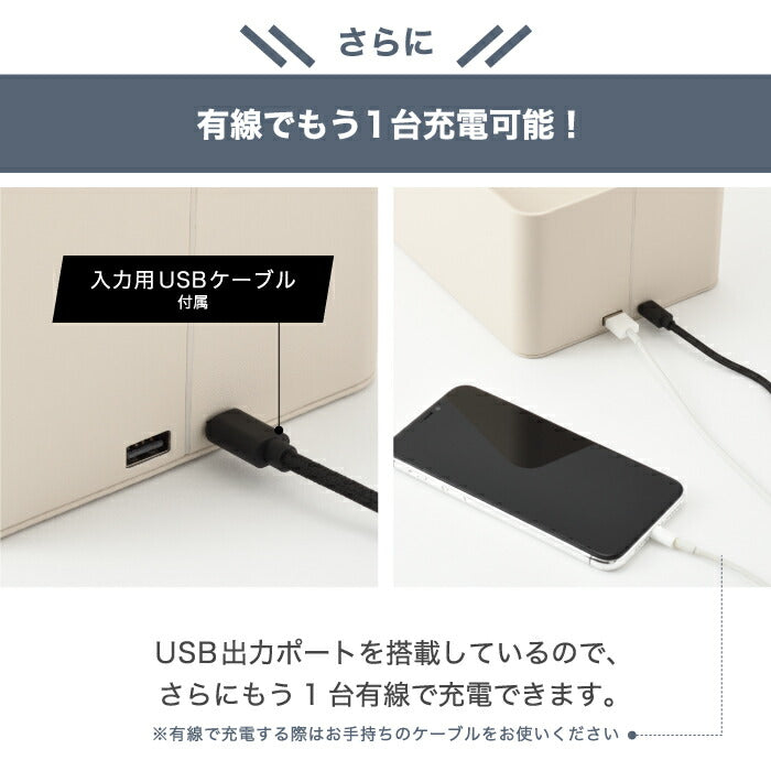 ワイヤレス充電器 置くだけ充電 スタンド おしゃれ スマホ充電 ティッシュボックス BRUNO ブルーノ ワイヤレスチャージャー 2WAY ティッシュケース 折り畳み 収納 レザー風 インテリア オフィス リビング 在宅ワーク デスク 北欧 雑貨 かわいい 新生活