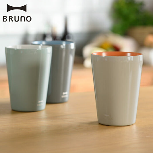 タンブラー セラミックコート tall 450ml BRUNO ブルーノ 直飲み マグカップ コップ 保温 保冷 大容量 真空タンブラー 広口 氷 お湯 おしゃれ 0.45L 大人 子ども コンパクト ステンレス アウトドア キャンプ スポーツ オフィス 北欧 雑貨 かわいい 新生活