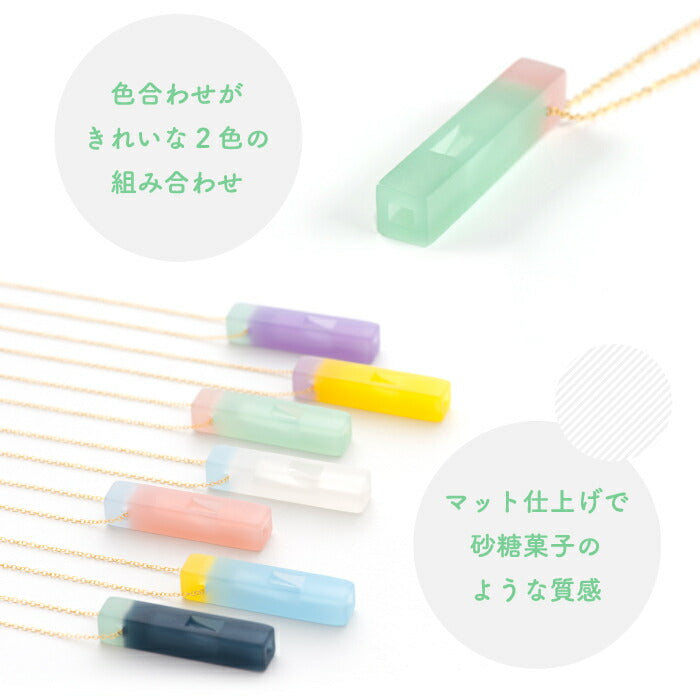 笛 ネックレス effe candy アクセサリー ホイッスル チェーン付 日本製 | 角型 ペンダント 防災 防犯 お守り 災害時 緊急時 メガネフレーム スポーツ アウトドア かわいい デザイン シンプル おしゃれ 福井県 母の日 プレゼント 子供 女性 ギフト