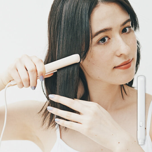 ヘアアイロン FESTINO USB スタイリング ヘアセット アイロン ストレート カール 2way 前髪 ヘアーアイロン 200℃ セラミックコーティング ミニサイズ 25mm コンパクト スリム 耐熱収納袋付き 痛まない 優しい 収納 携帯 持ち運び 旅行 出張 おしゃれ