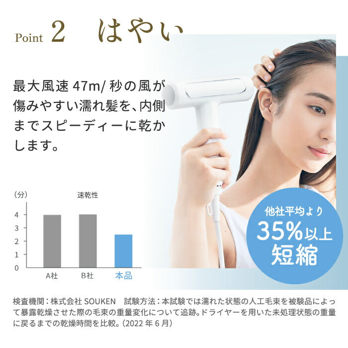 ドライヤー 大風量 速乾 FESTINO ツヤモイスト マイナスイオン ヘアドライヤー 軽い 早い スカルプ 頭皮ケア 温風 冷風 ターボ 多機能 お手入れ 髪 遠赤外線 ノズル スタイリング ツヤ 艶髪 簡単 ボリュームアップ 持ち運び プレゼント ギフト フェスティノ